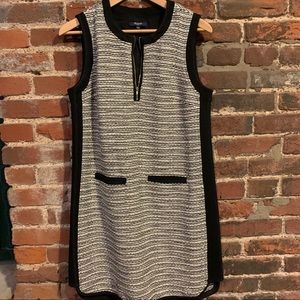 Black & White color-block Madewell dress